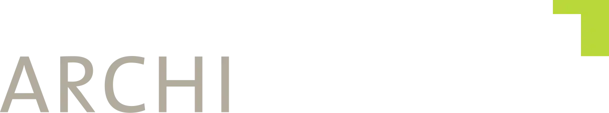 Logo Archicube auf braun